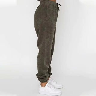 Corduroy-textured sweatshirt and jogger set for men | Cordella -5