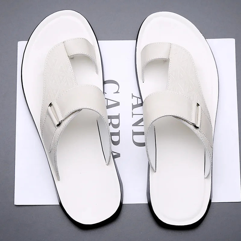Classic leather everyday sandals for women | Ashmere -1