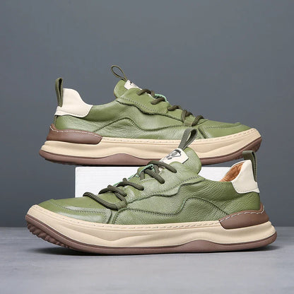 Noble Italian leather everyday trainers for men | Noble Italiana -2