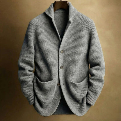Bennett | Ribbed Knit Blazer Cardigan