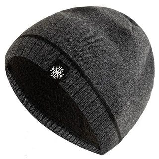 Warm knitted luxury winter beanie for men | Snowcap -1