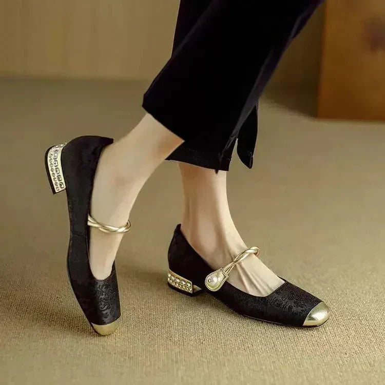 Orthopaedic mary jane everyday flat shoes for women | Mestelle -6