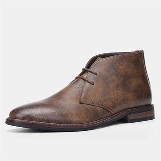 Elvarin | Men's Leather Chukka Boots with Cushioned Insole