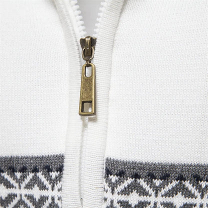 Relaxed zip-front everyday pullover for men | Soho -8