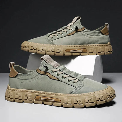 Callum | Men's Breathable Lace-Up Platform Sneaker
