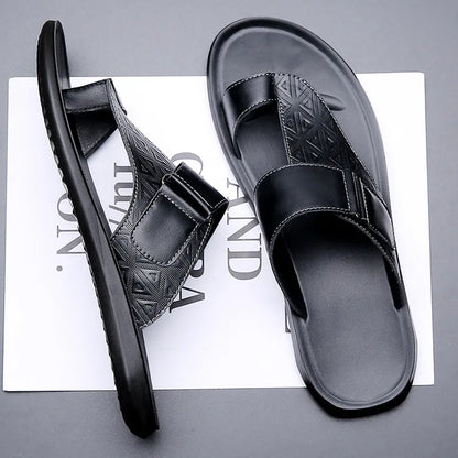 Classic leather everyday sandals for women | Ashmere -3
