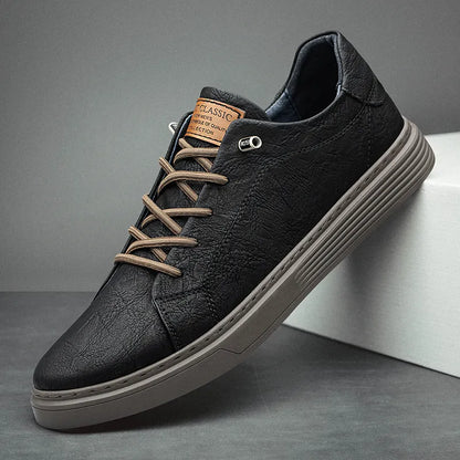 Genuine leather oxford-style trainers for men | Oxfords -3