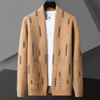 Heritage knit everyday button cardigan for men | Vendici -1