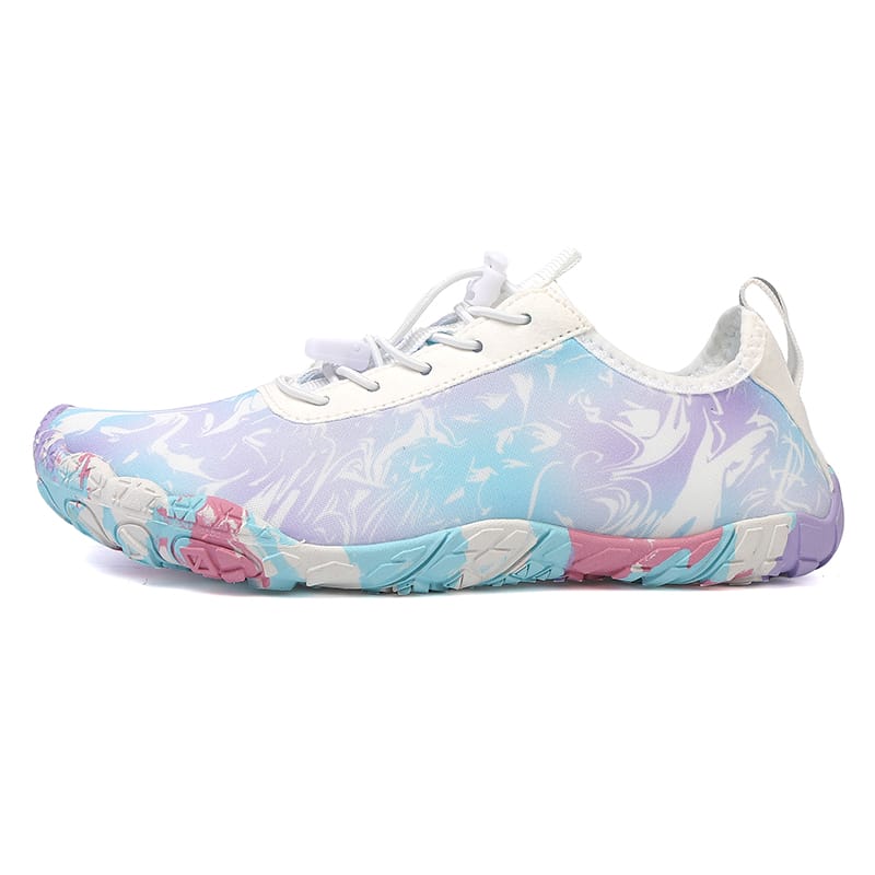 Yolandra | Floral Print Wide Toe Barefoot Sneakers