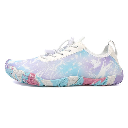 Yolandra | Floral Print Wide Toe Barefoot Sneakers