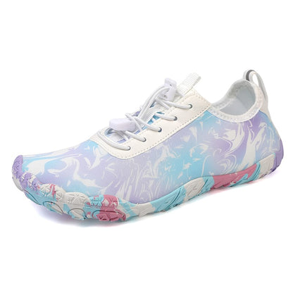 Yolandra | Floral Print Wide Toe Barefoot Sneakers
