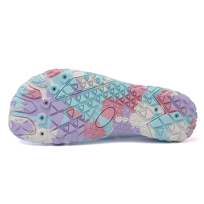 Yolandra | Floral Print Wide Toe Barefoot Sneakers