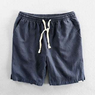 Minimal drawstring casual everyday shorts for men | Kenji -1