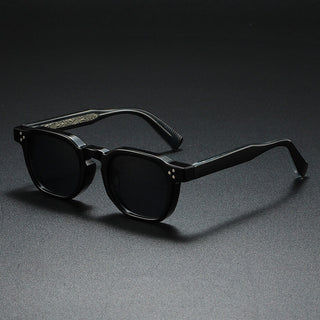 Retro acetate sculpted-temple sunglasses for men | Silano -5