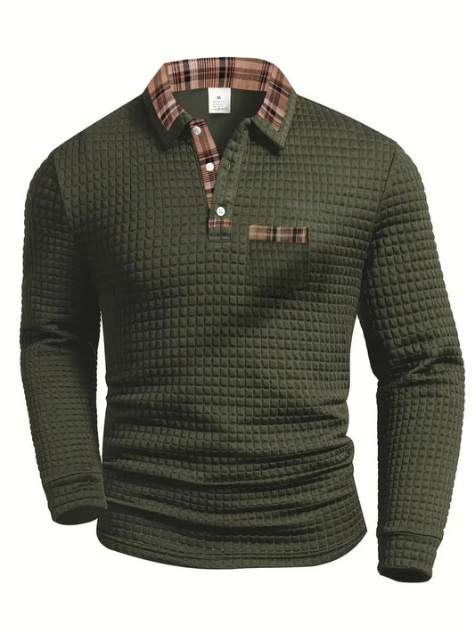 Classic casual character shirt for men | Sven -1