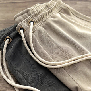 Relaxed knit drawstring everyday shorts for men | Harlan -2