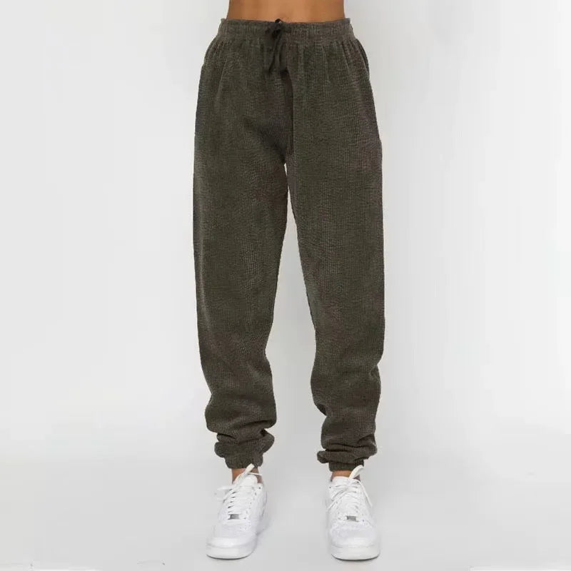 Corduroy-textured sweatshirt and jogger set for men | Cordella -4