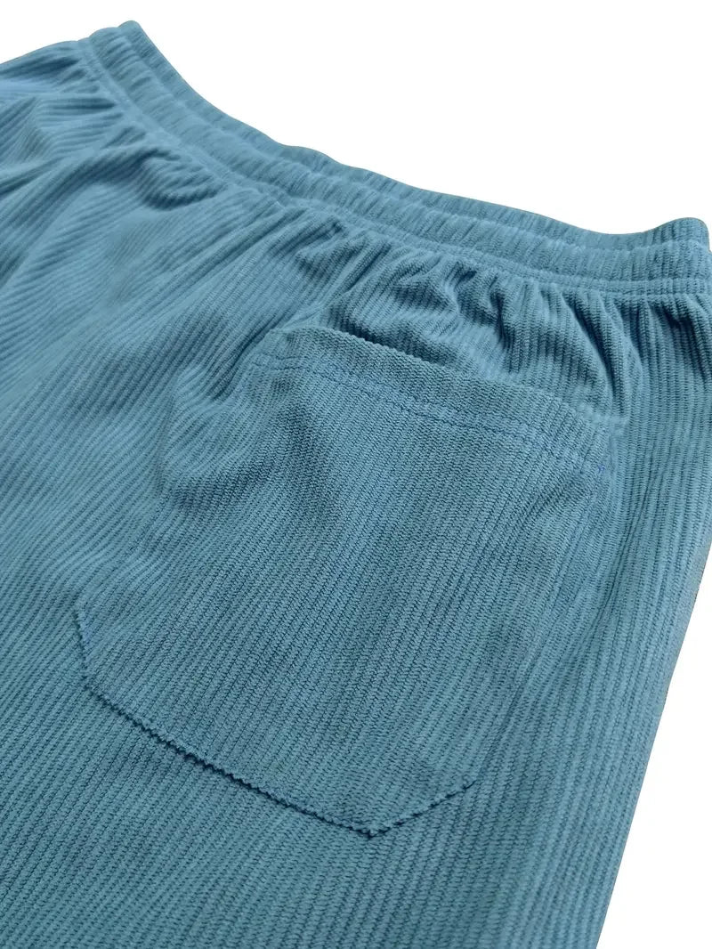 Elijah | Men's Corduroy Elastic Waist Trouser