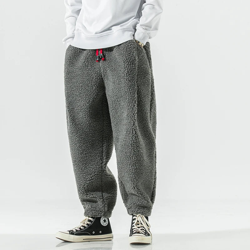 Relaxed fleece drawstring everyday sweatpants for men | Weekender -4