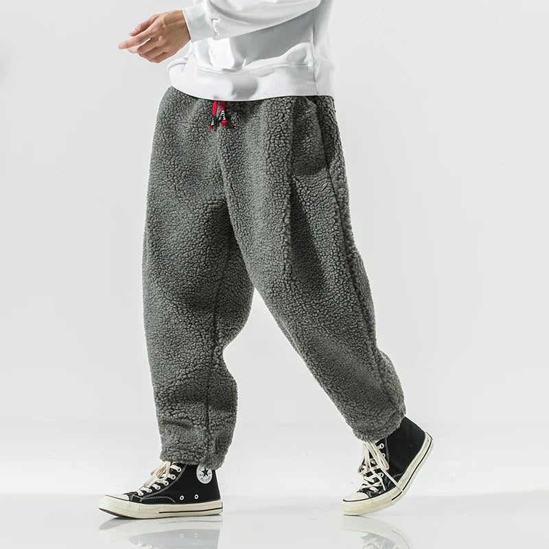 Relaxed fleece drawstring everyday sweatpants for men | Weekender -3