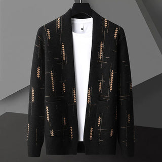 Heritage knit everyday button cardigan for men | Vendici -2