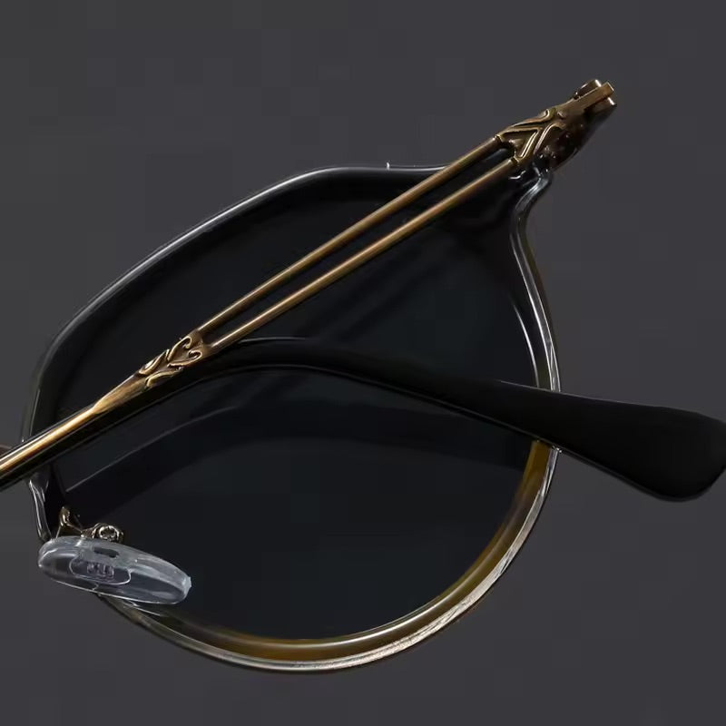 Metal-frame anti-glare everyday sunglasses for men | Brunelo -4