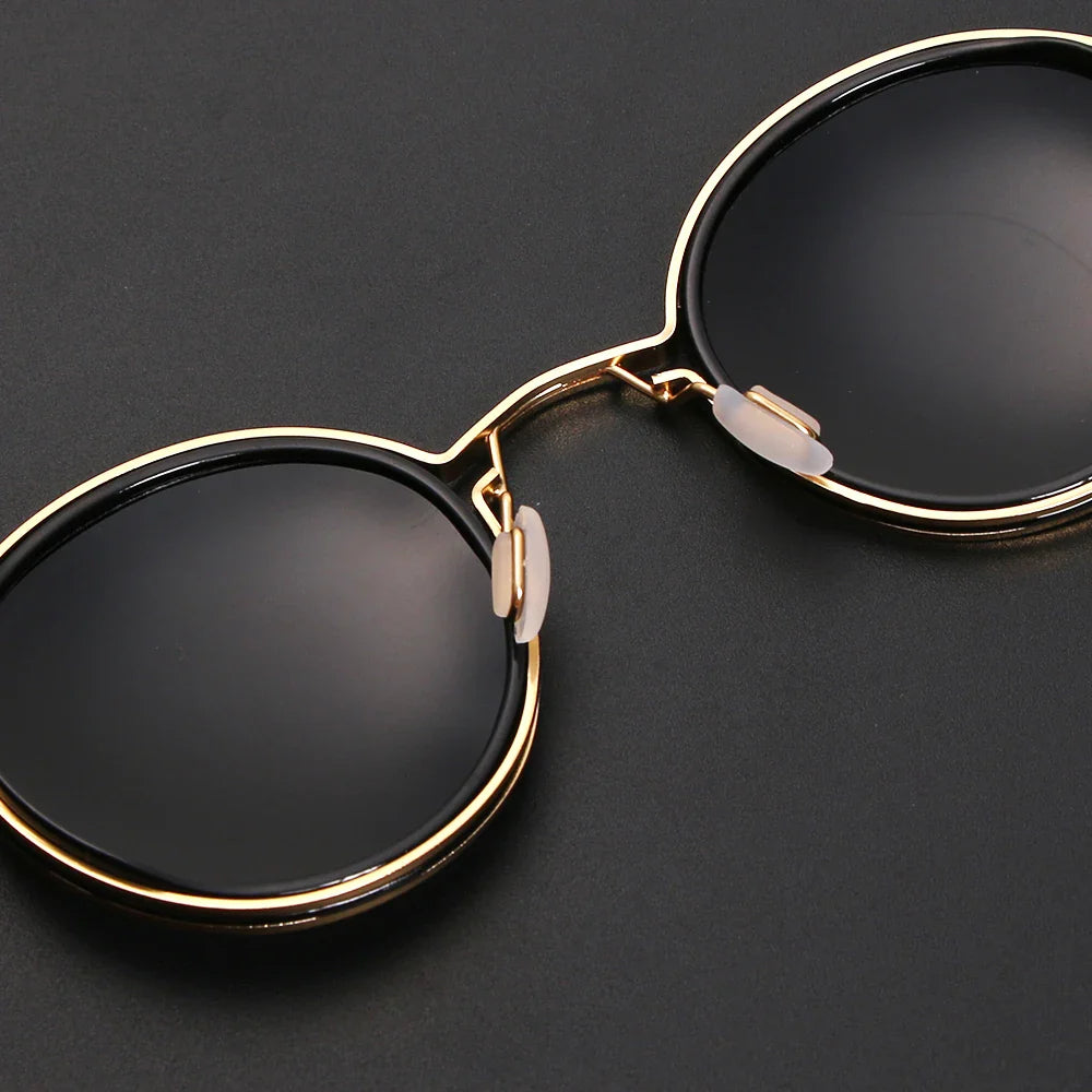 Classic metal-frame polarised sunglasses for men | Solis -6