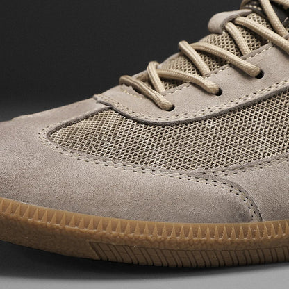 Classic low-top leather everyday trainers for men | Matteo -3