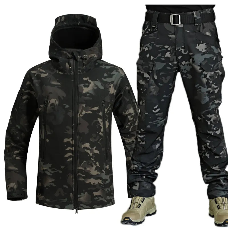 Tactical utility jacket and trousers set for men | Stormark -10