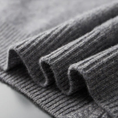 Pure cashmere zip everyday jacket for men | Riku -13