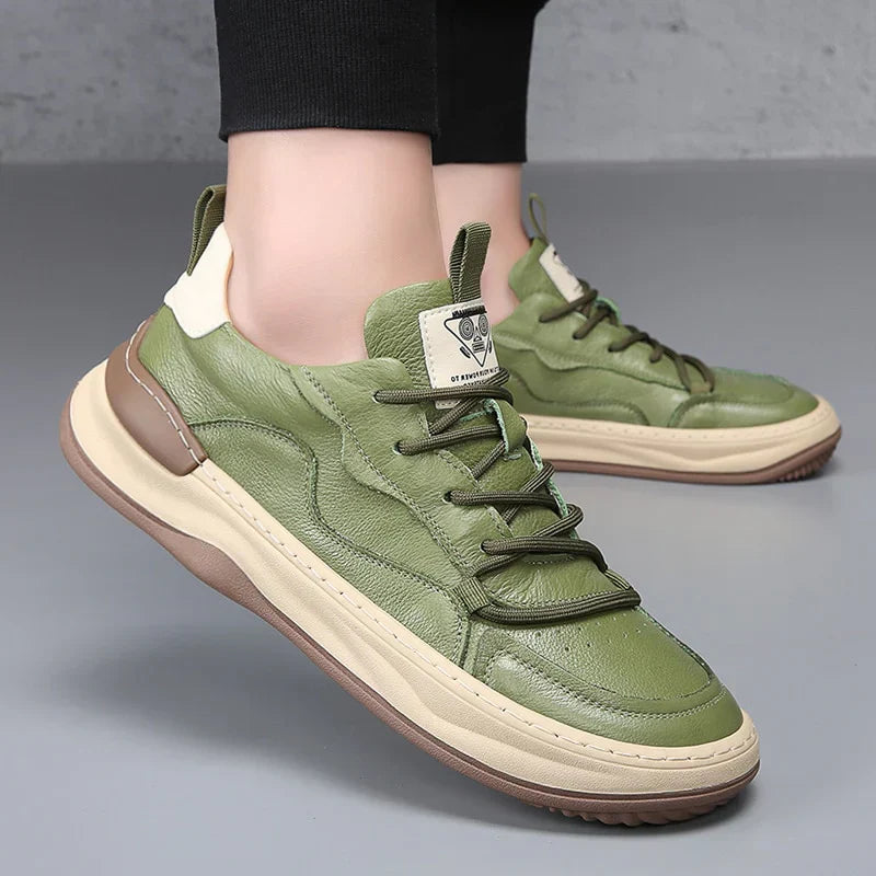 Noble Italian leather everyday trainers for men | Noble Italiana -6