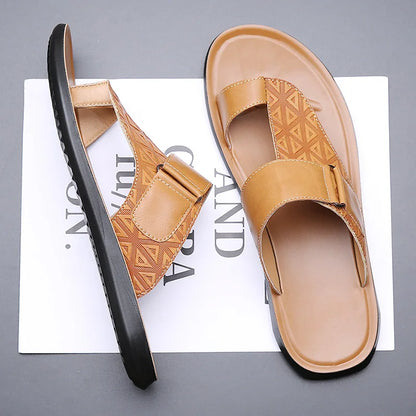Classic leather everyday sandals for women | Ashmere -2