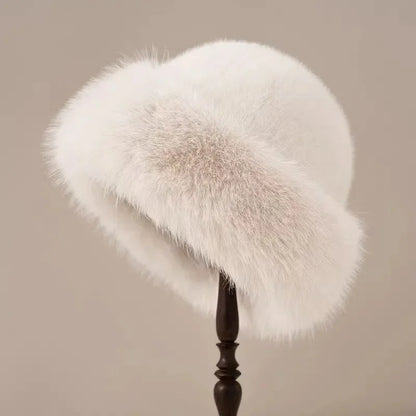 Plush winter cosy bucket hat for women | Keryssa -2