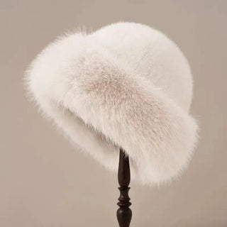 Stylish plush winter bucket hat for women | Glacia -2