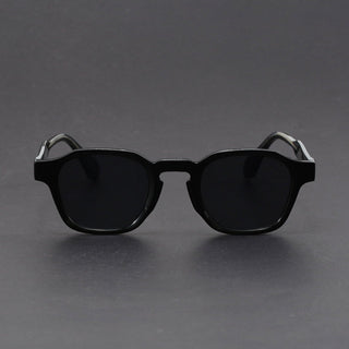 Square retro reinforced-hinge sunglasses for men | Maven -13