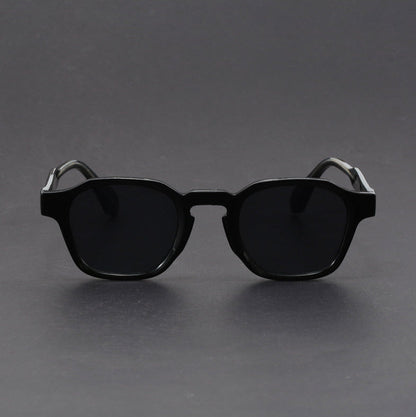 Square retro reinforced-hinge sunglasses for men | Maven -13