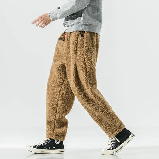 Relaxed fleece drawstring everyday sweatpants for men | Weekender -1