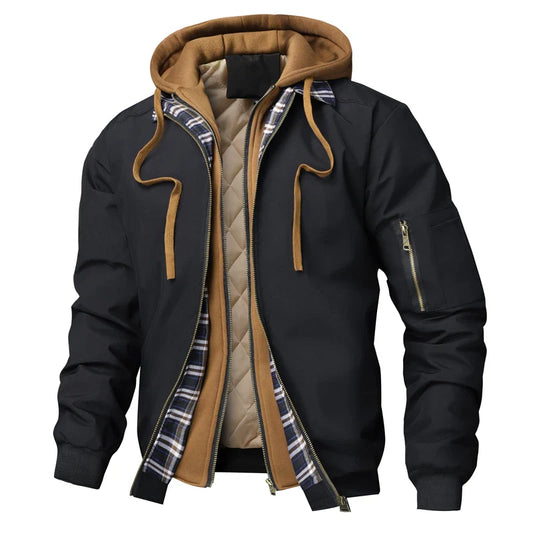 Mason Hooded Bomber Jacket Men | Kordell