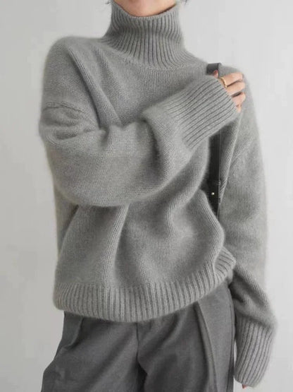 Rosamund | Women's Cashmere Turtleneck Sweater
