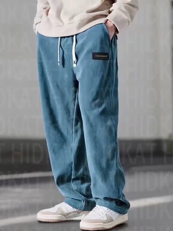 Elijah | Men's Corduroy Elastic Waist Trouser