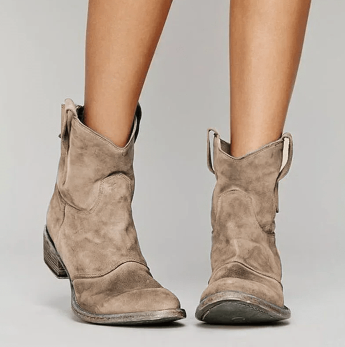 Supportive suede orthopaedic ankle boots for women | Charlotte -2