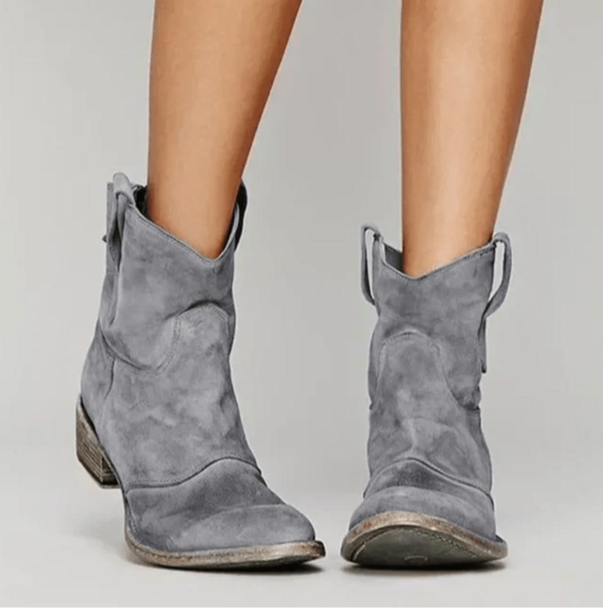 Supportive suede orthopaedic ankle boots for women | Charlotte -4