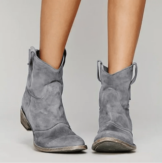 Supportive suede orthopaedic ankle boots for women | Charlotte -4