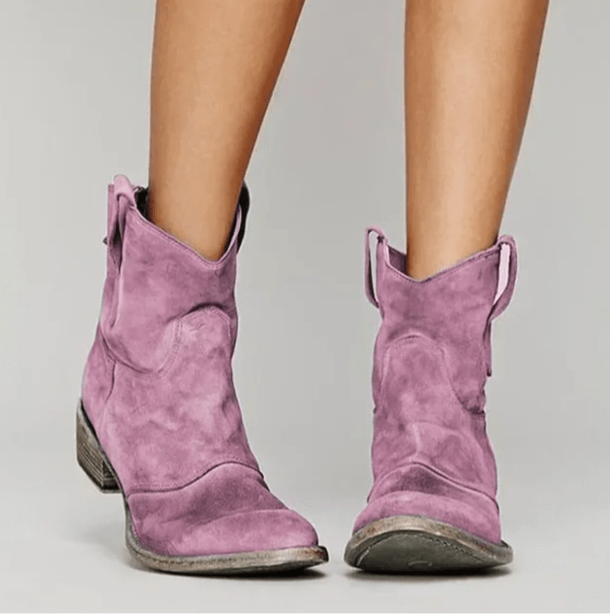 Supportive suede orthopaedic ankle boots for women | Charlotte -5