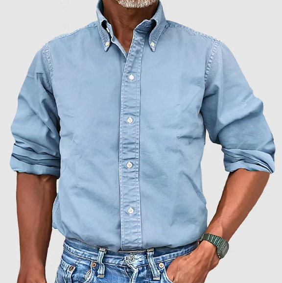 Essential long-sleeve classic everyday shirt for men | Nolan -4