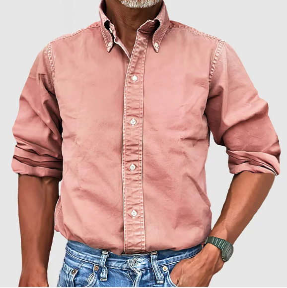 Essential long-sleeve classic everyday shirt for men | Nolan -5