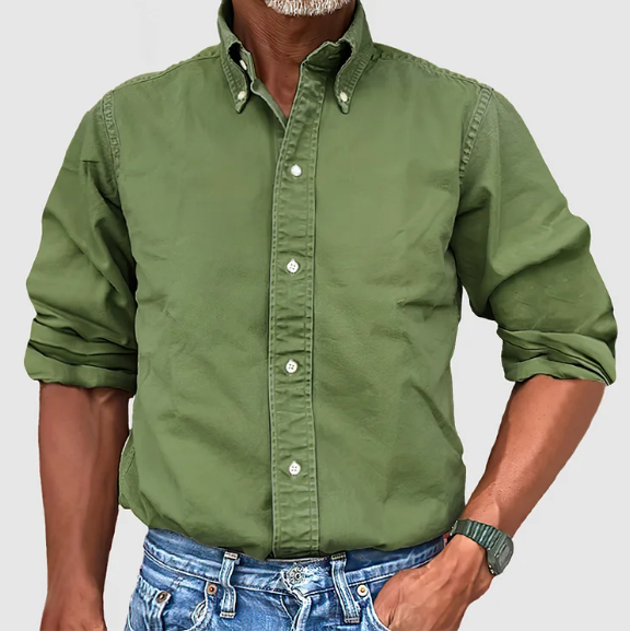 Essential long-sleeve classic everyday shirt for men | Nolan -3