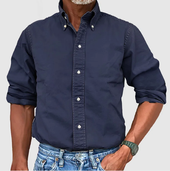 Essential long-sleeve classic everyday shirt for men | Nolan -7