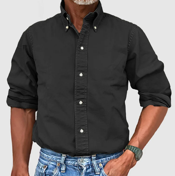 Essential long-sleeve classic everyday shirt for men | Nolan -2