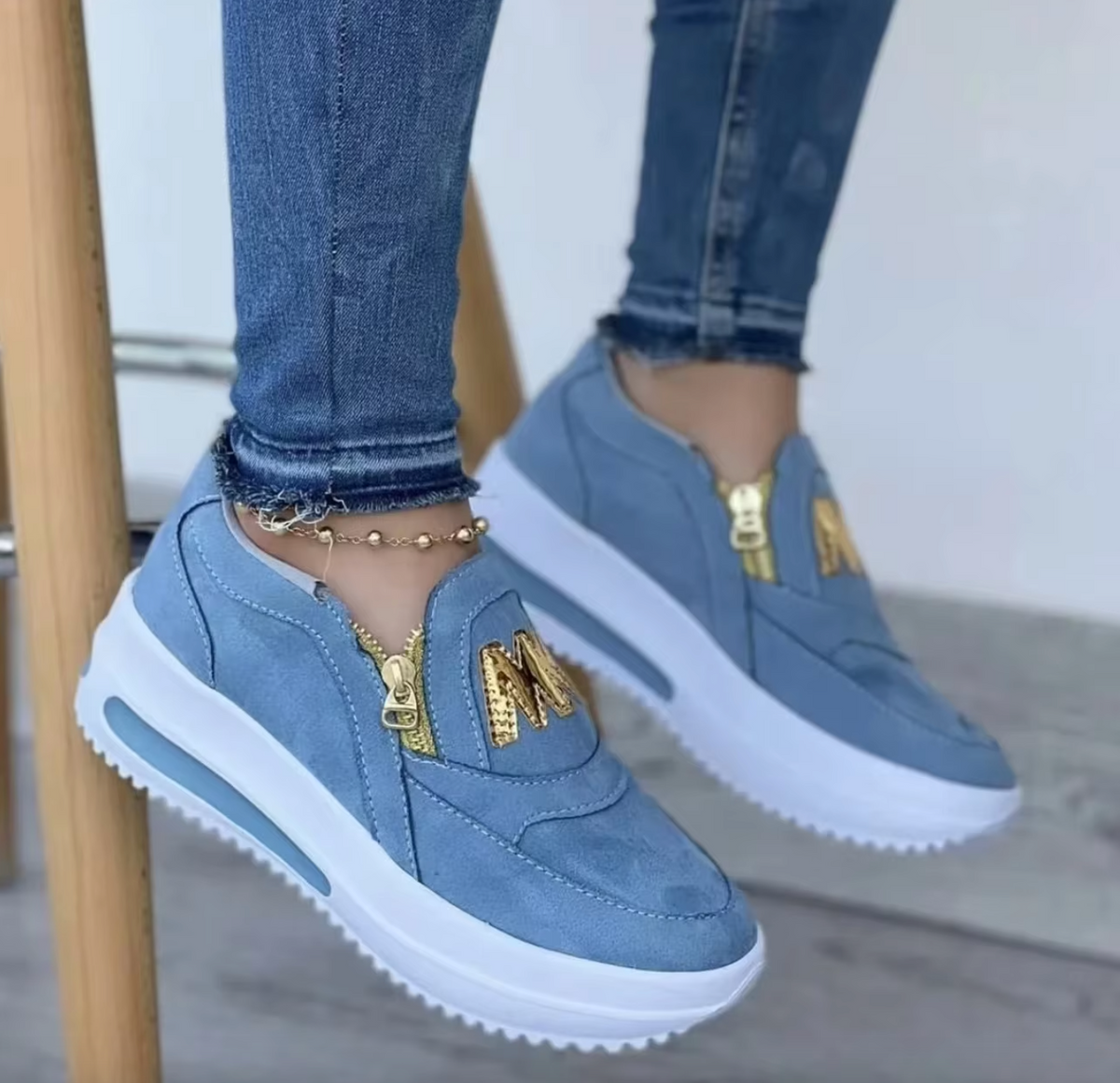 Mia | Cushioned Arch Support Slip-On Sneaker